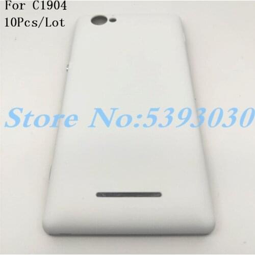 10Pcs/Lot Original For Sony Xperia M C1904 C1905 C2004 C2005 Housing Battery Cover Door Rear Cover Back Cover Housing