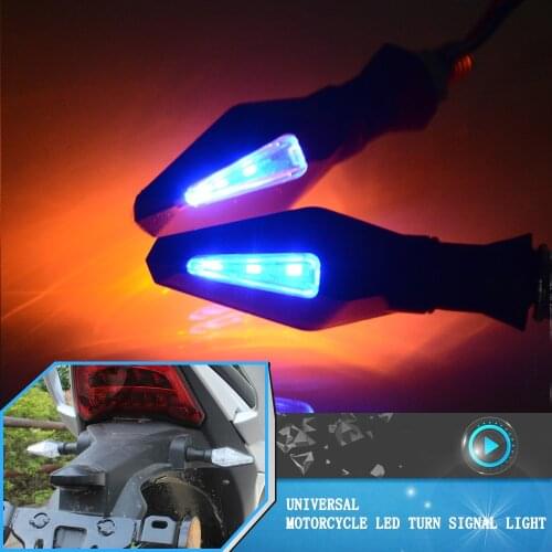 19V Universal Motobike LED Turn Signal Light Indicators Amber Blinker Lights Flashers Lighting Motorcycle Accessories For Yamaha