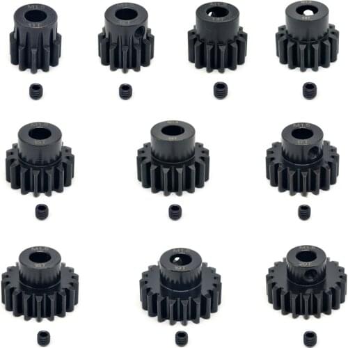 3PCS Motor Gear M1.5 8mm 11T-20T 21T-25T for 1/5 1/6 RC Car RC 55 56 series Motor Hobbywing 56113 5687 4985 Brushless Motor
