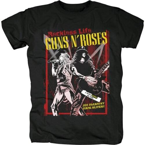 31 designs vintage Rocker Guns N' Roses GNR Rock Brand shirt skull heavy Metal Punk Cotton Casual skateboard Guns N Roses