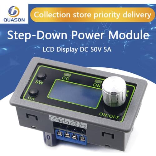 50V5A CNC step-down adjustable power supply module voltage and current meter constant voltage constant current DC LCD display