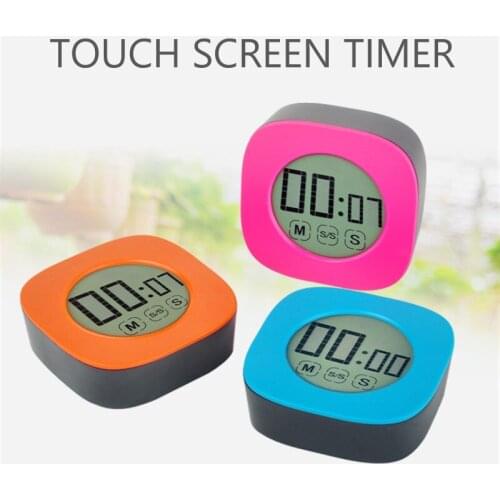 LCD Large Screen Digital Timer Countdown Stopwatch Alarm Magnetic Multifunction Mute Student Timer Practical Kitchen Timer