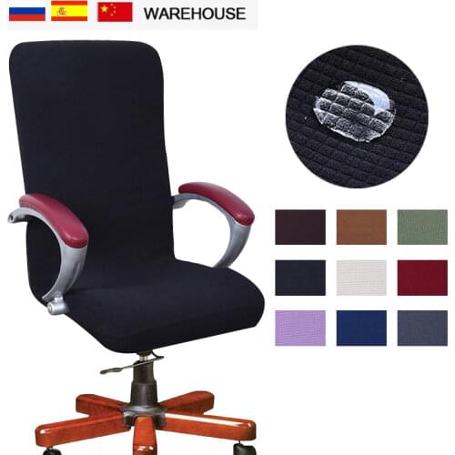 New 9 Colors Modern Spandex Computer Chair Cover 100% Polyester Elastic Fabric Office Chair Cover Easy Washable Removeable