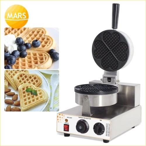 Commercial Heart Shaped Waffles Maker Electric Mini Waffle Iron Machine Baker Toaster Griller 220V 110V Wafle Baking Equipment