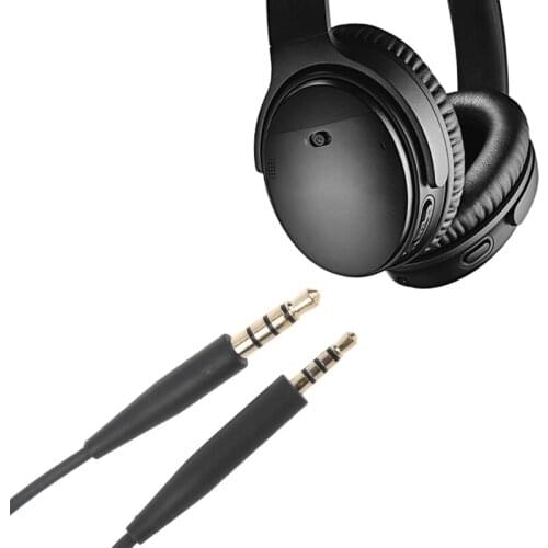 Headphone Cable Cable with Microphone and Volume Control for SoundTrue QC25 QC35 Q81F