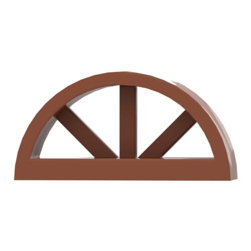 [MOC Hub] 10PCS Brown Fence Building Blocks Compatible Major Brand Kids Toys 20309 Early Learning Education Gifts