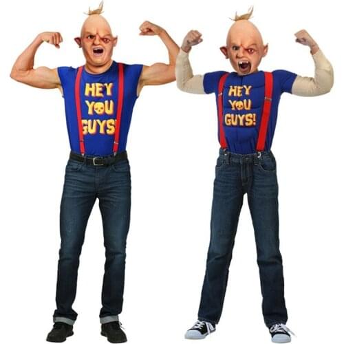 The Goonies Cosplay Costume Lazy Halloween Carnival Uniforms Movie Male Kids Fancy Dress Outfit Hey You Guys Vest Set