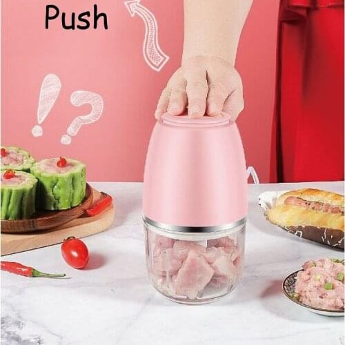 Meat Grinder Mincer Electric Baby Children Food Supplement Machine Mini Stainless Steel Household Vegetable Chopper JRJ7