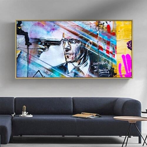 Wall Office Decoration Painting Canvas Wall Prints Art Picture Canvas Print Canvas Painting Graffiti Figure Wall Decor No Frame