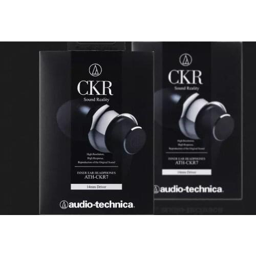 Original new Audio Technica Iron Triangle ATH-CKR7 in-ear headset moving coil wired universal bass noise reduction