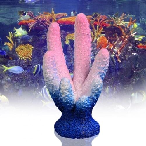 Vived Figurines Miniature Ornaments Resin Simulation Starfish Artificial Plant for Aquarium Fish Water Tank Accessories Decor
