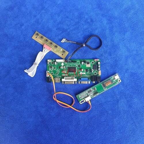 1024*768 20 Pin LVDS Kit LCD screen 1CCFL M.NT68676 controller driver board DVI VGA HDMI-compatible Fit LP133X3/LP133X4/LP133X5