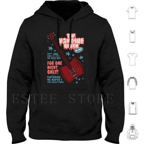 The Vampire Queen Music Poster Hoodies Long Sleeve Adventure Time Adventure Time Adventure Once Upon A Time Vampire