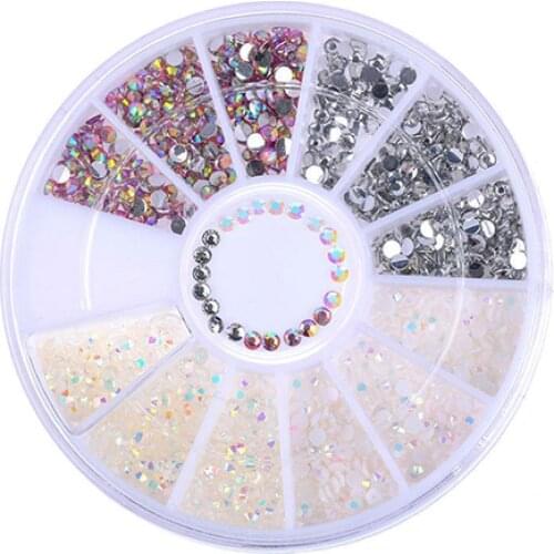 Mixed Color Chameleon Stone Nail Rhinestone for nails Small Irregular Beads 3D Nail Art Decoration In Wheel Accessories