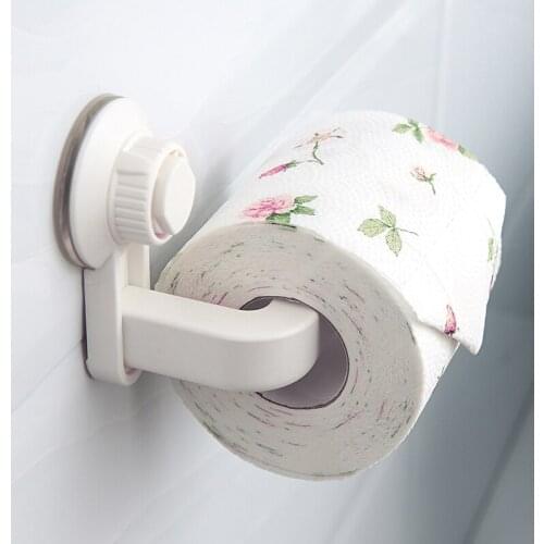 No-Drill Self Adhesive Toilet Paper Holders Toilet Bathroom Kitchen Roll Paper Accessory Tissue Towel Rack Metal Holders