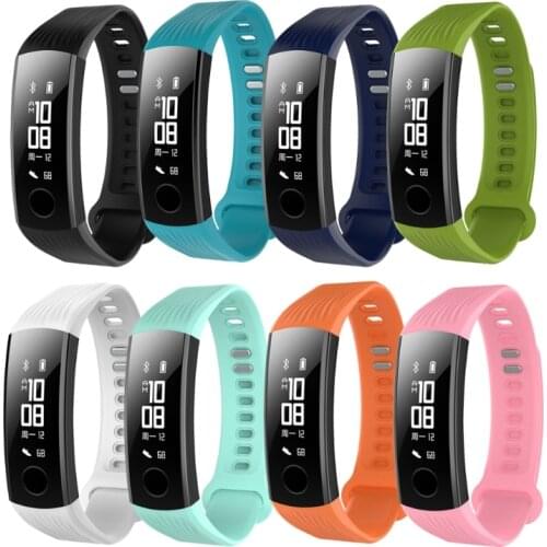 Replacement Fitness Tracker accessories Bands OOTDTY Premium TPE Bracelet Strap Wristbands for Huawei Honor 3 Smart Wristband
