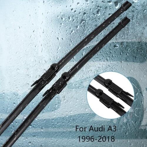 Wipers Blade For Audi A3 8L / 8P / 8V 1996 1997 1998 1999 2000 2001 2002-2018 Car Accessories For Auto Rubber Windscreen Wiper
