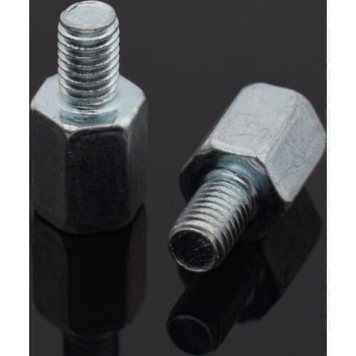 Universial Motorcycle Rearview Mirror Conversion Screw Adapter Thread Chrome For Honda CRF1000L AFRICA TWIN CB600F CBF600 cb400