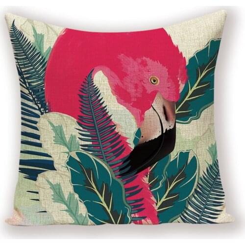 Vintage Decorative Throw Pillow Case Shabby Chic Feather Flowers Spring Cushion Covers Plant Geometric Home Decor Pillow Cover