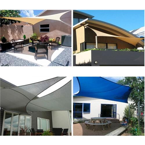 Waterproof Awning Sunshade Sun Shade Sail For Outdoor Garden Beach Camping Patio Pool Sun Canopy Tent Sun Shelter Shade net