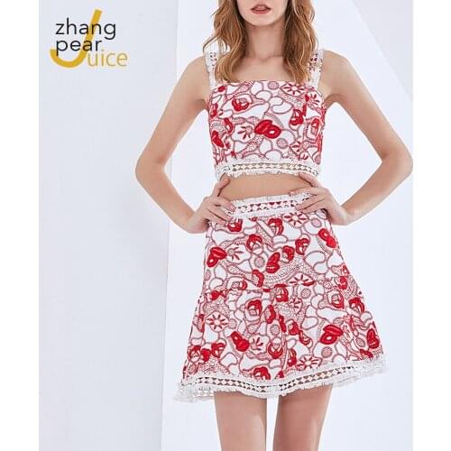 Women Beach Holiday Tank Camis Shirt Top+Short Mini Skirts Suits Floral Print Ladies Tops Boho Woman Two Skirt Piece Set