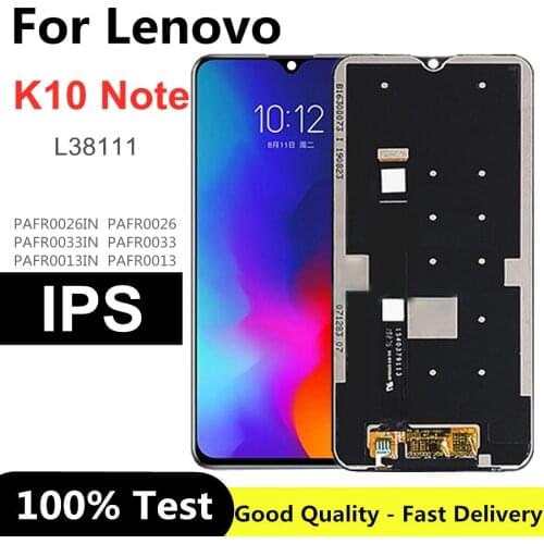 6.3" For Lenovo K10 NOTE LCD Display With Touch Screen Sensor Digitizer Assembly For LENOVO K10 Note L38111 lcd