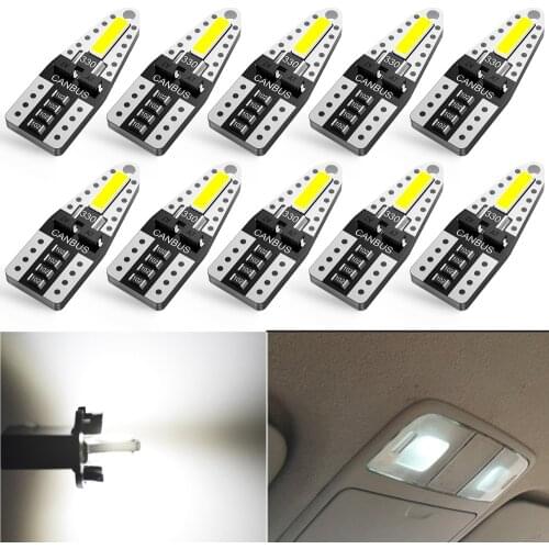 10x W5W T10 Car Led Light 192 168 Led bulbs For Nissan Qashqai J11 J10 Teana J31 Pathfinder Leaf Almera N16 Note E11 No Error