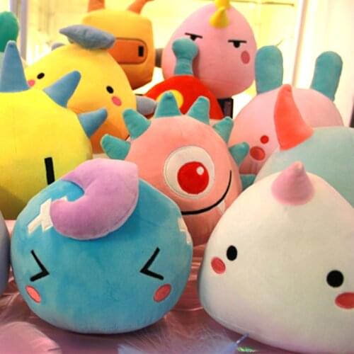 15 cm Soft Geometric Monster Plush Toy Stuffed Animal Monster Toy for Childrens Day Gift Or Bedroom Decoration