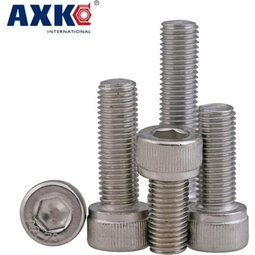 8# #8-32 1/4 5/16 3/8 Inch Length 304 Stainless Steel 304ss US UNC Coarse Thread Allen Head Screw Cap Hex Hexagon Socket Bolt