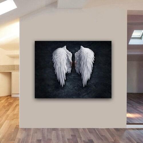 Abstract Angell Wing Art Oil Painting poster picture on the Wall Canvas Printed Painting Decor living room