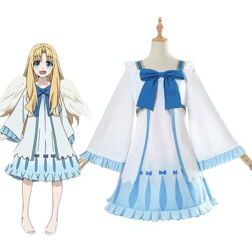 Anime Filo Cosplay The Rising of the Shield Hero Filo Angel Dress Cosplay Costume Custom Made + Wing