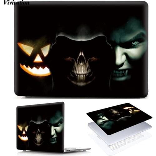 Mobile Wednesday Unique Skull Prints Cover For MacBook Air 11 13 For Huawei MateBook D15, Matebook D14, MateBook 13 Laptop Case