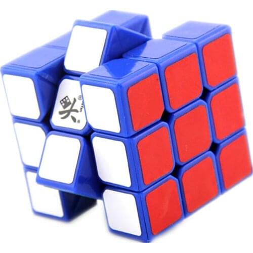 DaYan ZhanChi 42mm Size 3x3x3 Magic Cube 3x3 Professional Speed Cube Yellow Blue Black Educational Toys For Children