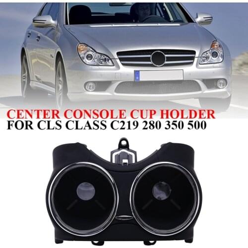 For Mercedes Benz W219 CLS C219 Genuine Cup Holder Bracket 2006-2011 Dual Cup