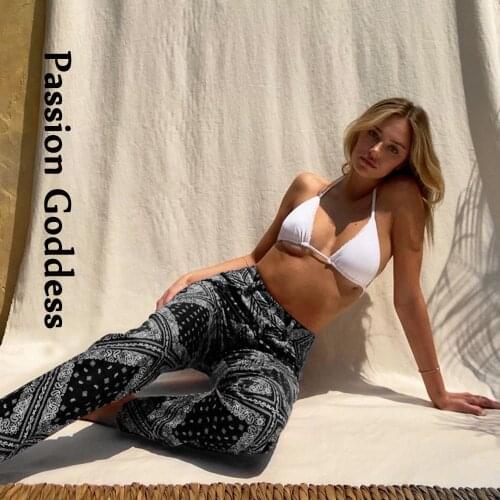 Elegant Women Cashew Flower Print Straight Jeans Vintage Trousers Loose Mid-Waist Pants Feminina Denim Jeans Long Pantalon Jean