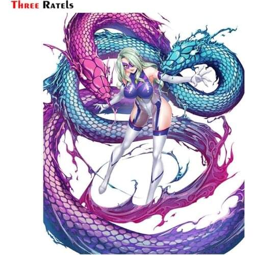 F522 Taimanin Snake Lady Funny Car Sticker Vinyl Decal For wheel Trunk &Fuel Tank Cover Or Laptop Kid-Toy Decor Accessory