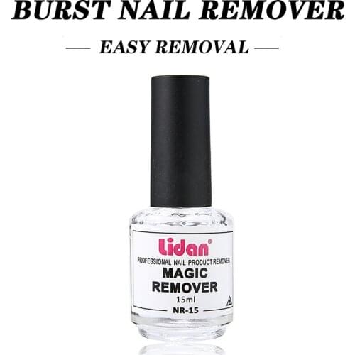 15ml Nail Polish UV Gel Magic Remove Liquid Remover Transparent Cleaner Soak off Sticky Layer Manicure Tools Professional