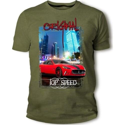 Italy Classic Legend Car Ghibli Carbon Schwarz Rot Auto Men 2019 Fashion Print Short Sleeve Clothing Custom T Shirts Cheap