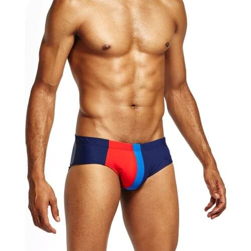 Man Sexy Flag Print Swimwear Men Print Swim Trunks Beach Shorts Brief Brazil Mens Swimsuits Swim Summer Shorts Spa Bathing Suit