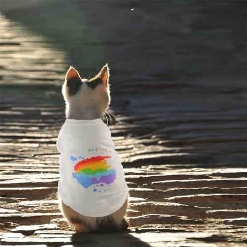 Pet Cat Clothes Summer Pet Puppy Kitten Coat Jacket For Small Medium Dogs Cats Chihuahua Clothing Vest Sports T Shirts Costume