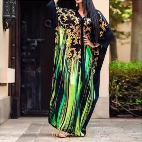 Fashion Elastic Maxi Dress 2021 News Long Robe African Dresses for Women Clothes Vestidos Party Vacation