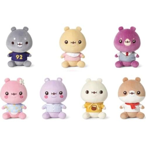 Cartoon Monsta X Plush Dolls Kpop JOOHONEY MINHYUK IM HYUNGWON WONHO SHOWNU KIHYUN Cute Pillow Cushion Fans Toy