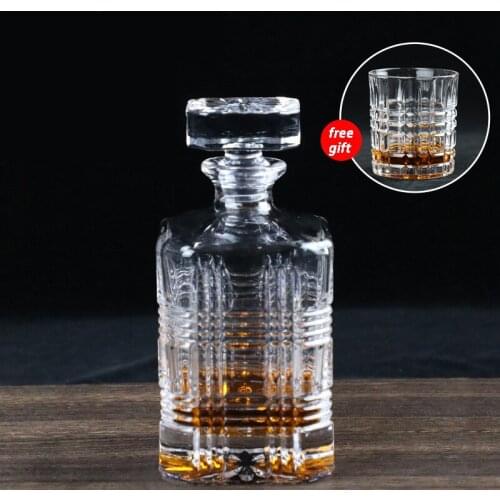 Glass Decanter Wine Separator Set Household Wine Glass Whiskey Home Bar Vodka Beer Bottle