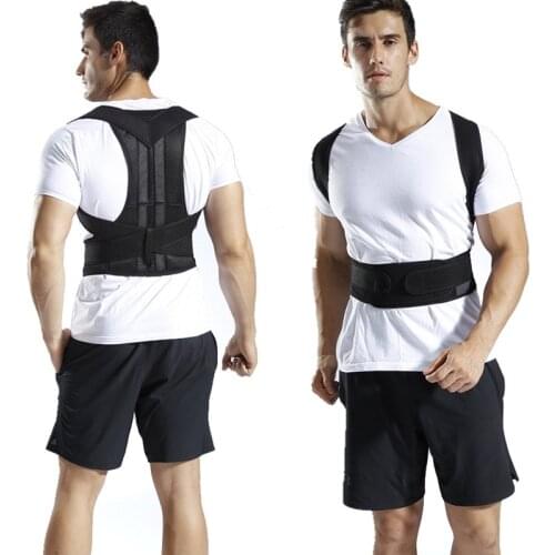 New Back Posture Corrector Adjustable Shoulder Strap Magnetic Therapy Lumbar Brace Support Belt Shoulder Posture Correction 5XL
