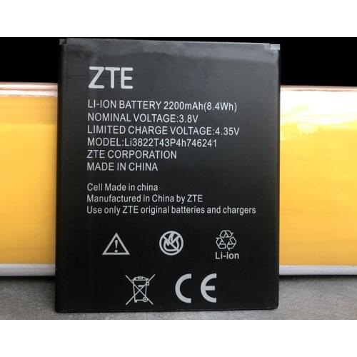 New Original 2200mAh Li3822T43P4h746241 Battery For ZTE Blade L4 Pro A465 A475 TWM Amazing X3s A315 Batteries High Quality