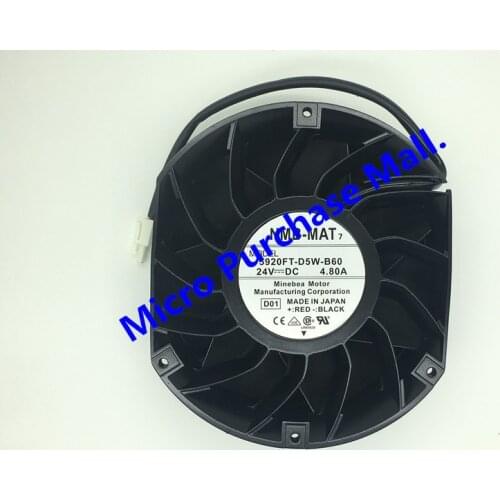 New Ones 5920FT-D5W-B60-D01 24V 4.80A Fan