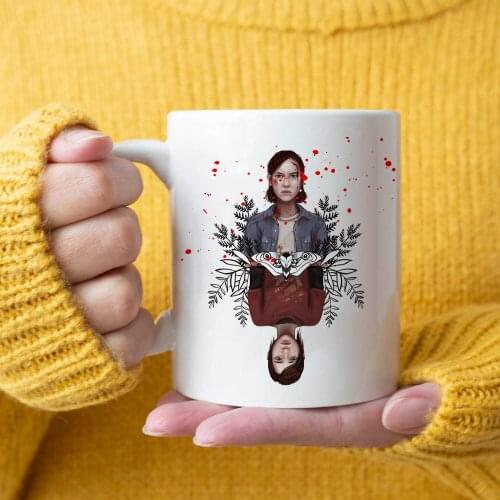 The Last of Us Part 2 11oz White Ceramic Creative Milk Tea Cup Friends Gift Coffee Mug
