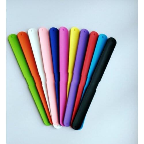 Multicolor Rubber Silicone Watchbands No buckle patted watch Watchbands solid color Student Children Watchbands Colour Bracelet