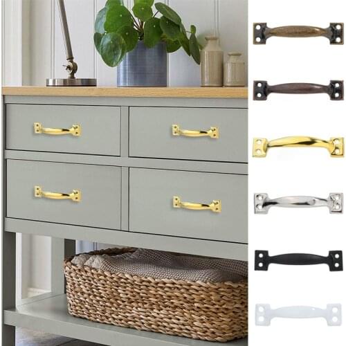 Box Knobs Iron Arch Handle Bronze Tone For Drawer Wooden Jewelry Box Mini Handles For Hardware