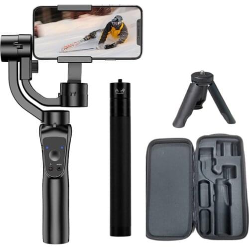 S5 3-Axis Handheld Gimbal Stabilizer Focus Pull & Zoom for Smartphone Phone Action Camera Video Record Vlog Live